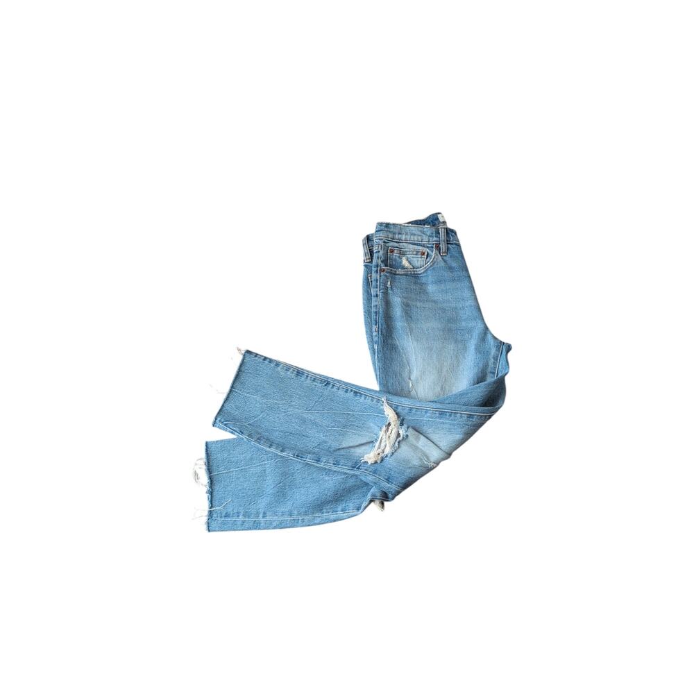 Abercrombie & Fitch The Boyfriend Ripped Jeans Size 0 - Picture 3 of 5